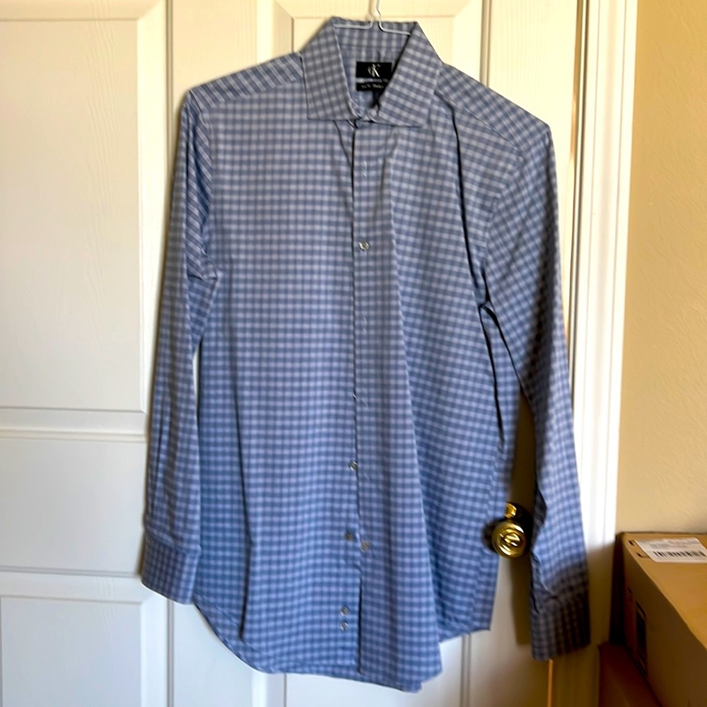 Calvin Klein blue shirt Size M
